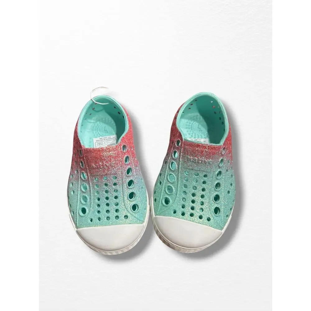 NWT Native Jefferson Bling Slip On Shoes, Size 4 Baby/Toddler